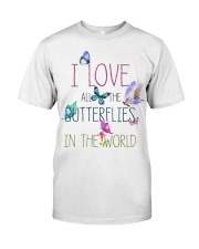 I LOVE BUTTERFLIES Classic T-Shirt thumbnail