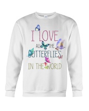 I LOVE BUTTERFLIES Crewneck Sweatshirt thumbnail