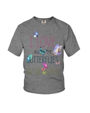 I LOVE BUTTERFLIES Youth T-Shirt thumbnail