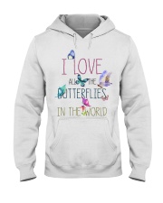 I LOVE BUTTERFLIES Hooded Sweatshirt thumbnail