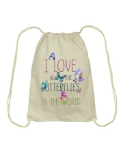 I LOVE BUTTERFLIES Drawstring Bag thumbnail