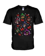 ROTTIES IN BALLS V-Neck T-Shirt thumbnail
