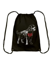 ROTTIE HEART Drawstring Bag thumbnail