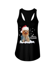 YORKSHIRE TERRIER CHRISTMAS Ladies Flowy Tank thumbnail