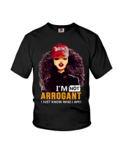 I AM NOT ARROGANT Youth T-Shirt thumbnail