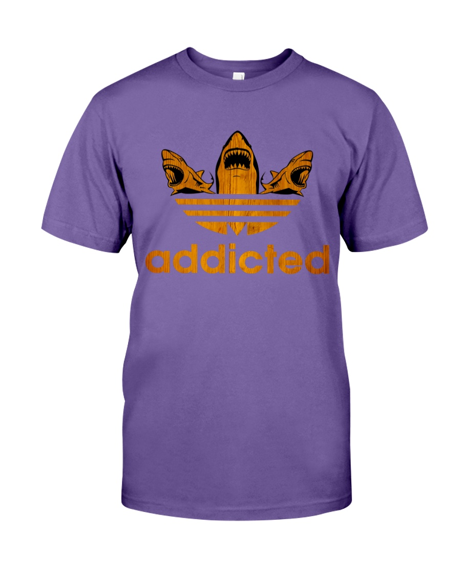 ADDICTED TO SHARK Premium Fit Mens Tee