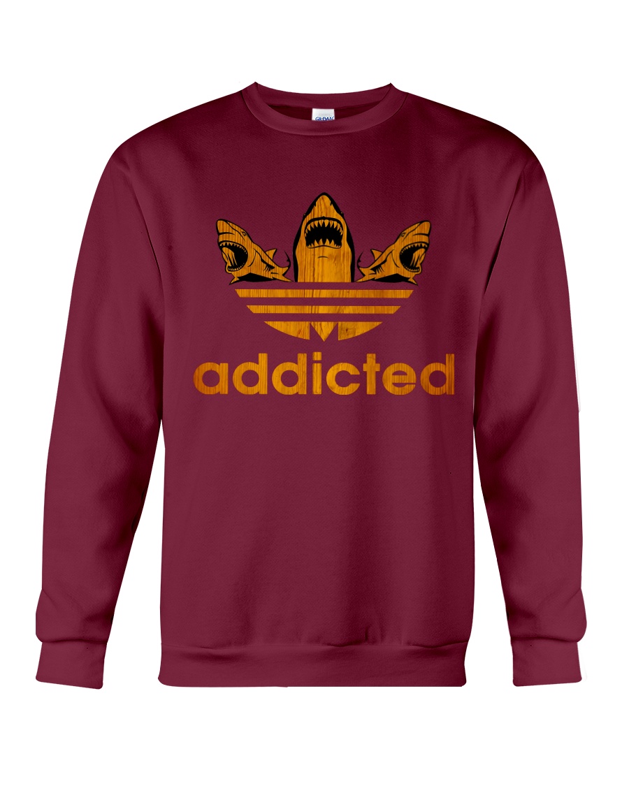ADDICTED TO SHARK Crewneck Sweatshirt