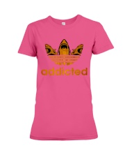 ADDICTED TO SHARK Premium Fit Ladies Tee front