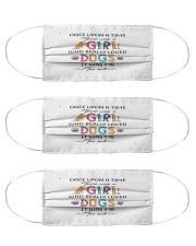 s00 girl dogs mask Cloth Face Mask - 3 Pack front