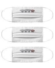 autism elephants its ok to be a little dif mask Cloth Face Mask - 3 Pack front