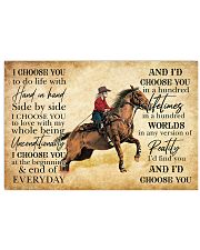 I Choose You To Do Life 01 Horizontal Poster tile