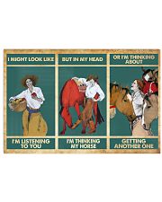 I Might Look Like Im Listening But In My Head 36x24 Poster front