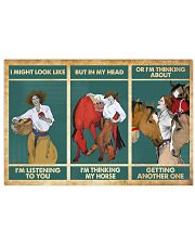 I Might Look Like Im Listening But In My Head Horizontal Poster tile