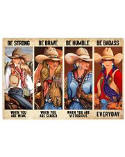 Be Strong Be Brave Be Humble Poster Horizontal Poster tile