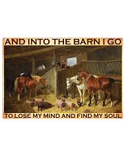 And Into The Barn I Go 06 Horizontal Poster tile