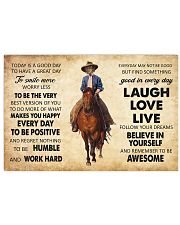 Today is good day laugh love live 2 Horizontal Poster tile