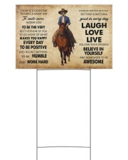 Today is good day laugh love live 2 Yard Signs tile