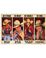 Be Strong Be Brave Be Humble Be Kind 03 Horizontal Poster tile