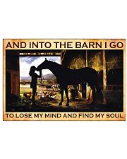 And Into The Barn I Go 17 36x24 Poster front