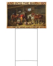 And In To The Barn 01 Yard Signs tile