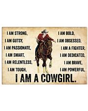 I Am A Horse Girl 3 Horizontal Poster tile
