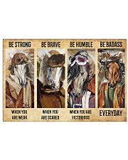Be Strong Be Brave Horse 1 Horizontal Poster tile