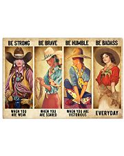 Be Strong Be Brave Be Humble Horse Poster Horizontal Poster tile