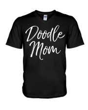 Womens Funny Golden Doodle Gift for Poodle V-Neck T-Shirt thumbnail