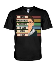 Feminist Ruth Bader Ginsburg RBG V-Neck T-Shirt thumbnail