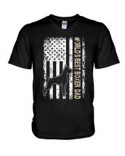 Best Boxer Dad Shirt Dog Lovers 4th Of July F V-Neck T-Shirt thumbnail