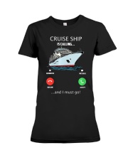 Womens Cruise Ship Is Calling And I Must G Premium Fit Ladies Tee thumbnail