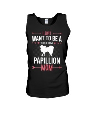 I Just Want To Be Stay At Home Papillion D Unisex Tank thumbnail