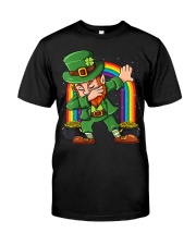 St Patricks Day Dabbing Leprechaun I Premium Fit Mens Tee tile