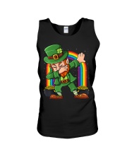 St Patricks Day Dabbing Leprechaun I Unisex Tank tile