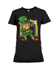 St Patricks Day Dabbing Leprechaun I Premium Fit Ladies Tee tile