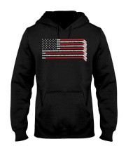 Hockey Stick USA Flag Faded Hockey P Hooded Sweatshirt thumbnail