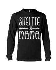 Funny Sheltie Mama Puppy Dog Cute Dog Mom Lo Long Sleeve Tee thumbnail