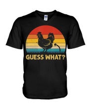 Vintage Guess What Chicken Butt Farm V-Neck T-Shirt thumbnail