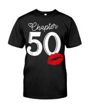 Womens Chapter 50 Years 1970 50th Happy Bi Classic T-Shirt front