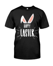 Cute Happy Easter Rabbit Faces Funny Easter t Premium Fit Mens Tee tile