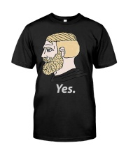 Chad Yes Meme Internet Funny Nordic Alpha Ki Premium Fit Mens Tee thumbnail