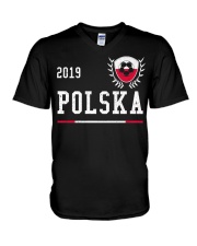 Poland Football Jersey 2019 Polish Soccer V-Neck T-Shirt thumbnail