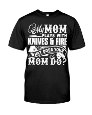 Chef Sweatshirt - Chef Mom Hooded Sweatshirt Classic T-Shirt front