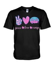 Peace Love Camp Cute Camping Lover Gifts For V-Neck T-Shirt thumbnail