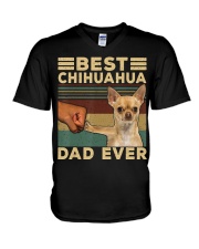 Best Chihuahua vintage dad ever T-Shirt V-Neck T-Shirt thumbnail