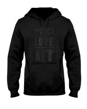 Inspirational Artist Quote Pea Hooded Sweatshirt tile