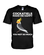 Cockatiel Tshirt Funny Gift V-Neck T-Shirt thumbnail