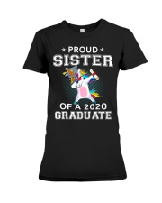 Proud Sister Of A 2020 Graduate Unicorn D Premium Fit Ladies Tee thumbnail