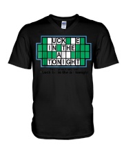 Funny Adult T-Shirt Inappropriate H V-Neck T-Shirt thumbnail