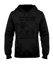 Once upon Girl who really loved Dog and Hooded Sweatshirt thumbnail
